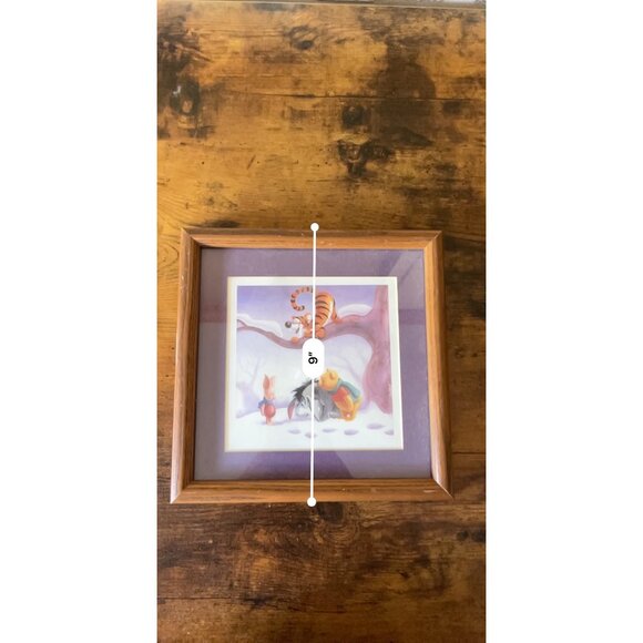 Winnie The Pooh & Friends Framed Prints In Wooden Frames Vintage Set of 2 - Picture 11 of 15